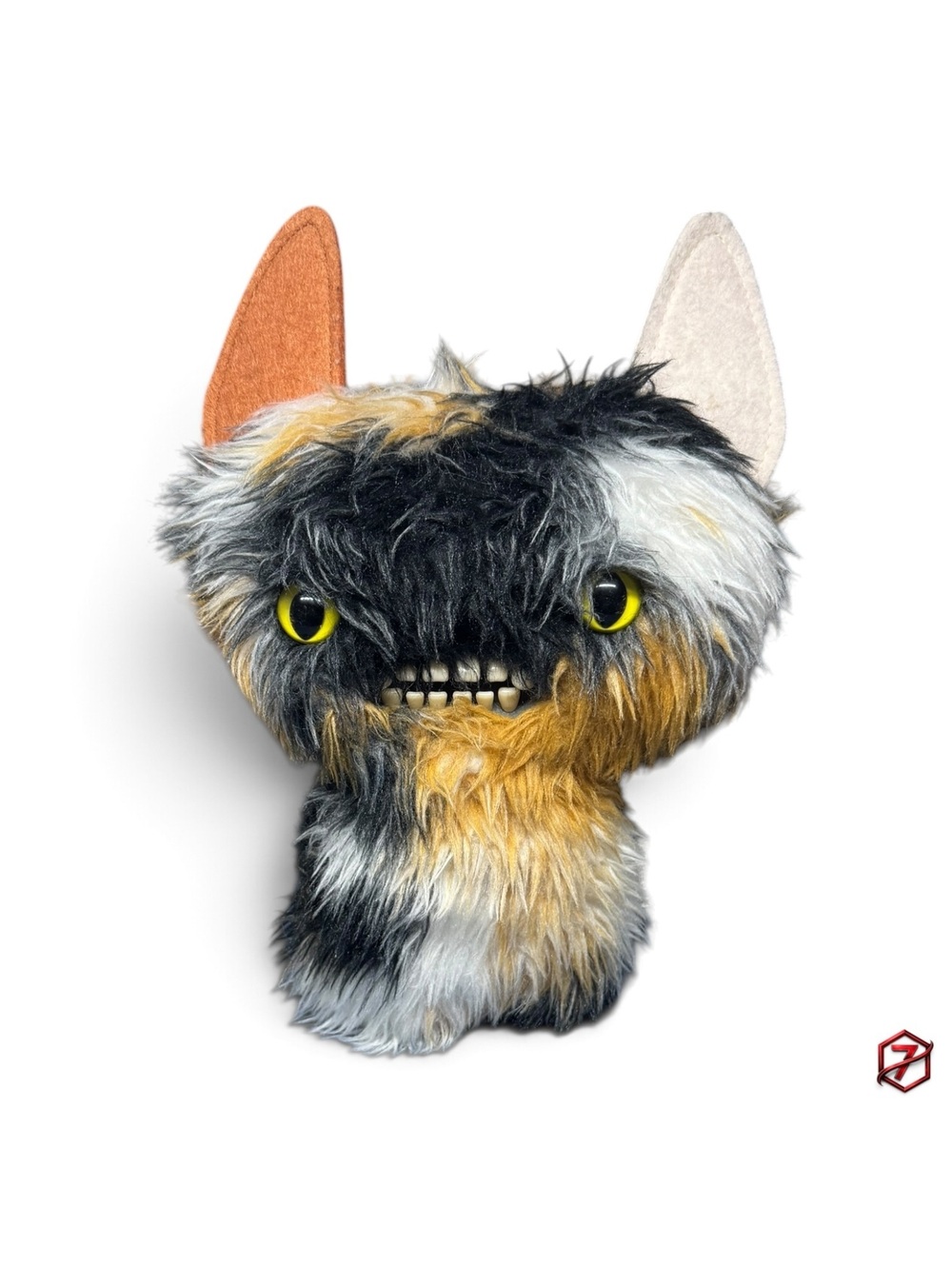 Fuggler Cheezee #179 Butt Ugly Pets Calico Cat 9” Plush ZURU